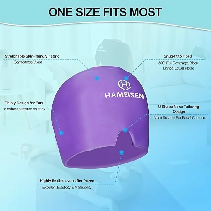 Migraine Relief Hat – Gel Ice Cap for Headaches, Hot & Cold Therapy Cap for Tension & Stress