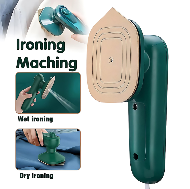 Foldable Steam & Dry Iron – Portable Travel Iron for Clothes, Compact & Lightweight