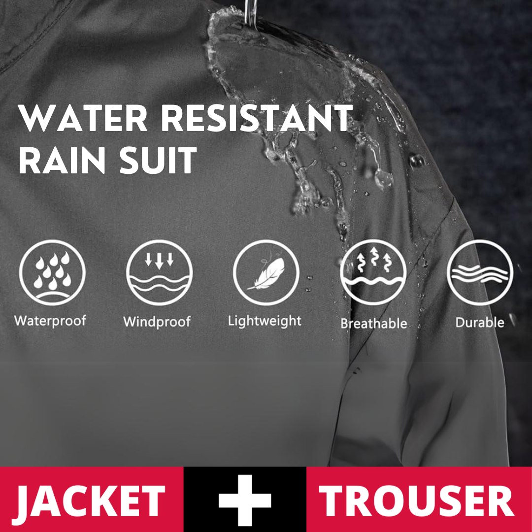 Unisex Waterproof Rain Suit – Lightweight, Full-Body Protection for Men & Women