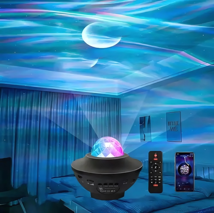 Nebula Galaxy Projector – Starry Sky LED Light for Bedrooms, Gaming & Relaxation