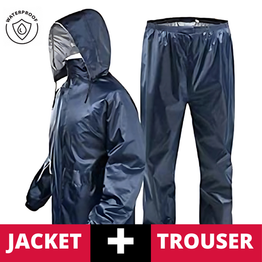 Unisex Waterproof Rain Suit – Lightweight, Full-Body Protection for Men & Women