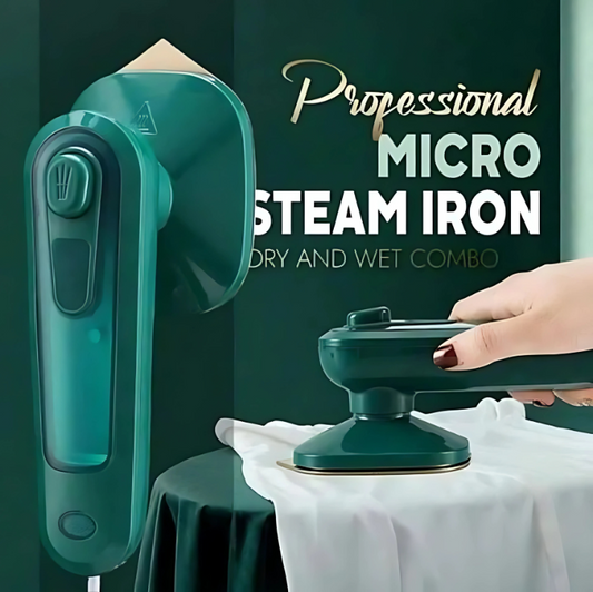 Foldable Steam & Dry Iron – Portable Travel Iron for Clothes, Compact & Lightweight