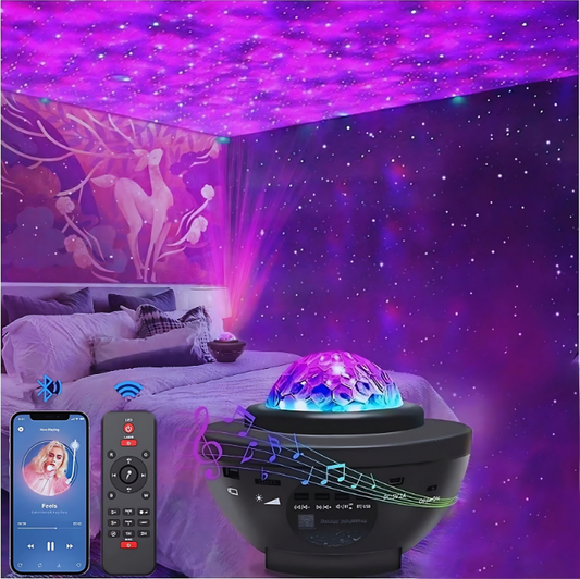 Nebula Galaxy Projector – Starry Sky LED Light for Bedrooms, Gaming & Relaxation